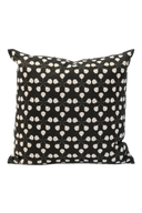Horseshoe Crab Pillow - Black and Flax - Design No. Five