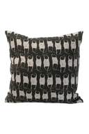 Mermaid's Purse Pillow - Black and White - Design No. Five