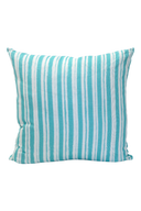 Painterly Stripe Pillow - Ocean Blue - Design No. Five