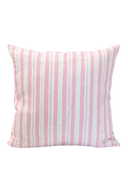 Painterly Stripe Pillow - Pink - Design No. Five