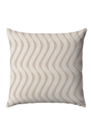 Wavy Stripe Pillow - Flax - Design No. Five