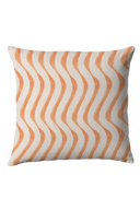 Wavy Stripe Pillow - Peach - Design No. Five