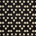 Horseshoe Crab Black Reverse on Natural Linen - Design No. Five
