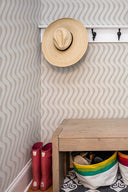 Wavy Stripe Wallpaper - Design No. Five