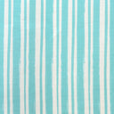 Painterly Stripe in Ocean on Oyster Linen - Design No. Five
